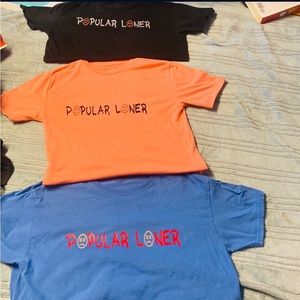 Customized “Popular Loner” Tees/Add your own design on there if you want!
